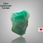 5.65ct Swat Emerald Crystal: Pure Green Clarity from the Heart of Pakistan