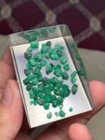 26.70ct Swat Emerald Rough Lot – Untreated Green Beryl Crystals - Image 11
