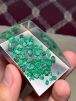 26.70ct Swat Emerald Rough Lot – Untreated Green Beryl Crystals - Image 3