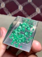 26.70ct Swat Emerald Rough Lot – Untreated Green Beryl Crystals - Image 4