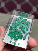 26.70ct Swat Emerald Rough Lot – Untreated Green Beryl Crystals - Image 9