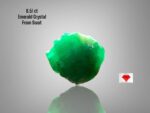Natural Elegance: 8.51ct Swat Emerald Crystal with Vivid Color and Clarity