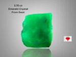 3.70ct Swat Emerald Crystal: A Rare Natural Green Treasure
