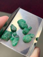 Rare 35.20ct Swat Emerald Rough Lot – Natural Beauty in Raw Form - Image 4