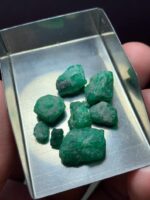 Rare 35.20ct Swat Emerald Rough Lot – Natural Beauty in Raw Form - Image 9