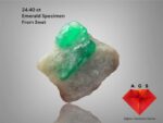 24.40-Carat Swat Emerald Specimen: A Crystal of Balance, Color, and Natural Harmony