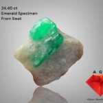 24.40-Carat Swat Emerald Specimen: A Crystal of Balance, Color, and Natural Harmony