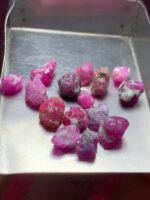 35.30ct Ruby Rough Lot from Afghanistan – Natural Untreated Gem Rough - Image 4