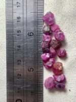 35.30ct Ruby Rough Lot from Afghanistan – Natural Untreated Gem Rough - Image 9