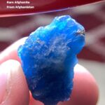 32.20 ct Rare Afghanite Rough – Bold Blue Treasure from Afghanistan