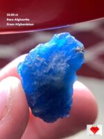 32.20 ct Rare Afghanite Rough – Bold Blue Treasure from Afghanistan