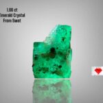 1.66ct Swat Emerald Crystal – Natural Untreated Green Gemstone (8.37 x 5.03 x 4.50 mm)