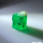 Natural Swat Emerald Crystal - 6.95 Ct Untreated Raw Green Gemstone | Collector’s Piece |
