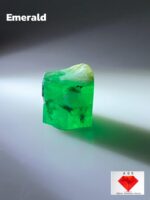 Natural Swat Emerald Crystal - 6.95 Ct Untreated Raw Green Gemstone | Collector’s Piece |