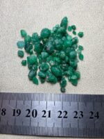 50.25 Carat Swat Emerald Rough Lot: Balanced Crystals with Strong Color Potential - Image 12