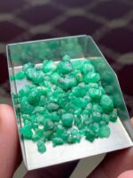 50.25 Carat Swat Emerald Rough Lot: Balanced Crystals with Strong Color Potential - Image 4