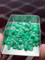 50.25 Carat Swat Emerald Rough Lot: Balanced Crystals with Strong Color Potential - Image 5