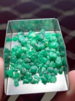 50.25 Carat Swat Emerald Rough Lot: Balanced Crystals with Strong Color Potential - Image 10