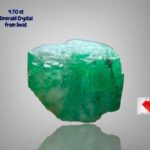 4.70 ct Emerald Crystal from Swat: A Natural Marvel in Precision and Symmetry