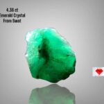 4.36ct Natural Emerald Crystal from Swat – A Raw Green Treasure from Pakistan