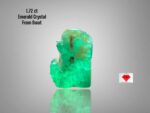1.72ct Swat Emerald Crystal – Untreated Natural Green Gem (7.73 x 5.11 x 5.32 mm)