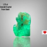 1.72ct Swat Emerald Crystal – Untreated Natural Green Gem (7.73 x 5.11 x 5.32 mm)