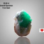Swat Emerald Specimen – 26.60 ct Crystal with Rich Green Color