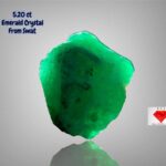 Green Majesty: 5.20ct Emerald Crystal from Swat Valley