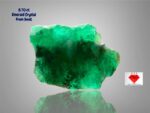 8.70 Ct Emerald Crystal from Swat Valley – Natural Green Gemstone (15.53 × 11.38 × 8.79 mm)