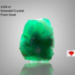 4.04ct Swat Valley Emerald Crystal - Uncut Gemstone
