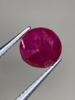Deep Crimson Brilliance: 1.970ct Faceted Ruby (6.85 x 6.57 x 4.96 mm) - Image 5