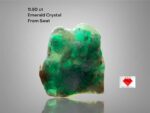 11.80ct Emerald Specimen from Swat – Natural Collector’s Gem (17.32×16.20×6.50mm)