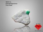 A Monumental 129.27-Carat Swat Emerald Specimen — A Natural Sculpture of Green Beauty