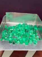 23.15ct Swat Emerald Rough Lot: Untreated Green Crystals - Image 2