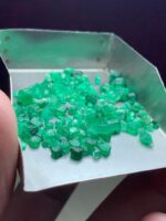 23.15ct Swat Emerald Rough Lot: Untreated Green Crystals - Image 3