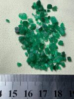 23.15ct Swat Emerald Rough Lot: Untreated Green Crystals - Image 6
