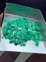 23.15ct Swat Emerald Rough Lot: Untreated Green Crystals - Image 8