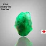 4.51ct Swat Emerald Crystal – Natural Untreated Green Gemstone (11.57 x 8.96 x 6.85 mm)