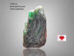 Majestic 71.20ct Laghman Emerald Crystal – A Towering Example of Afghan Gemstone Brilliance