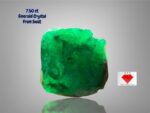 7.50 Ct Natural Emerald Crystal from Swat – Vivid Green Gemstone (11.88×11.77×6.23 mm)