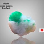 10.00ct Swat Emerald Specimen – Vivid Green Crystal, Pakistan