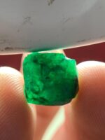 7.50 Ct Natural Emerald Crystal from Swat – Vivid Green Gemstone (11.88×11.77×6.23 mm) - Image 6