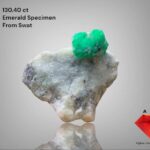 A Majestic 130.40-Carat Emerald Specimen from Swat: A Museum-Grade Natural Treasure