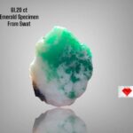 61.20ct Swat Emerald Specimen – Pakistan Crystal with Rich Color