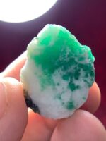 61.20ct Swat Emerald Specimen – Pakistan Crystal with Rich Color - Image 2