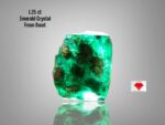 1.25ct Swat Emerald Crystal – Natural Untreated Green Gemstone (6.30 x 6.25 x 3.96 mm)