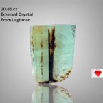 Laghman Emerald Crystal: 20.85ct Afghan Gemstone