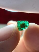 1.25ct Swat Emerald Crystal – Natural Untreated Green Gemstone (6.30 x 6.25 x 3.96 mm) - Image 4