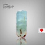 9.10ct Laghman Emerald Crystal – A Slender Gem with Raw Elegance