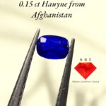 Exquisite 0.15 Carat Hauyne Gemstone – Rare Blue Treasure from Afghanistan